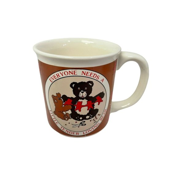 Unbranded Other - Vintage Everybody Needs A Little Tender Loving Bear Ceramic Coffee Mug Tea Cup